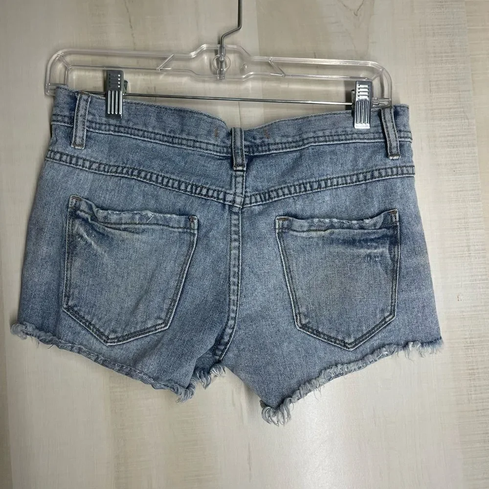 Free People denim jean cut‎ off shorts, size 24